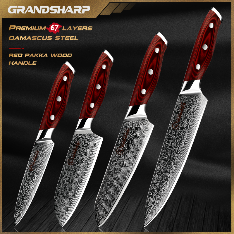 Damascus Kitchen Knife Japanes – High Tech Kitchen Accessories recenzja i cena
