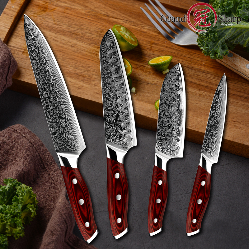 Damascus Kitchen Knife Japanes – High Tech Kitchen Accessories recenzja i cena
