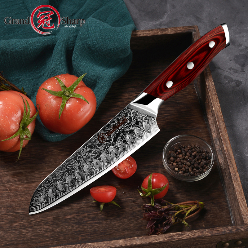 Damascus Kitchen Knife Japanes – High Tech Kitchen Accessories recenzja i cena