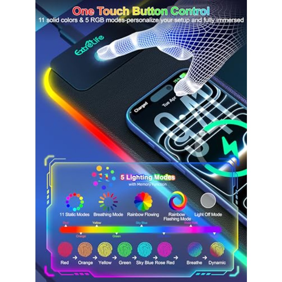 Mouse Pad with 15W Wireless Ch – Mouse Charging Pad recenzja i cena