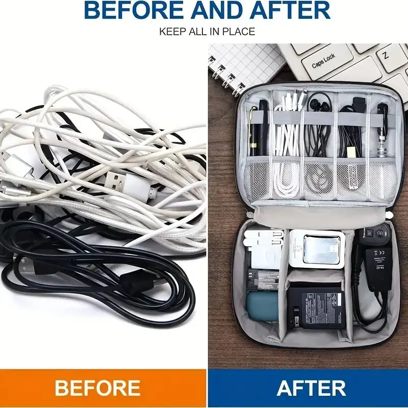 Portable Tech Organizer Case f – Tech Accessories Types recenzja i cena