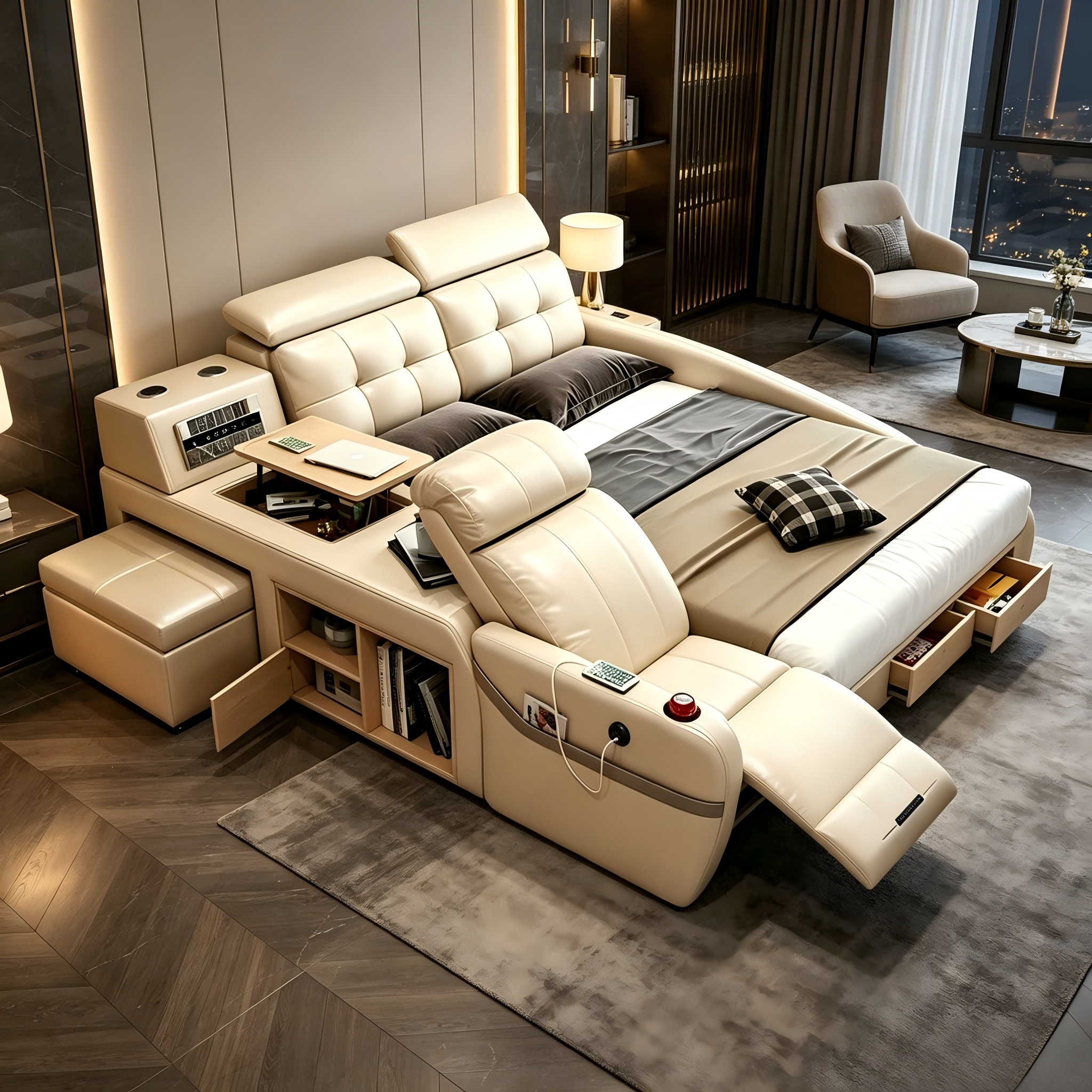MS-Couch Electric Recliner wit – Tech Queen recenzja i cena
