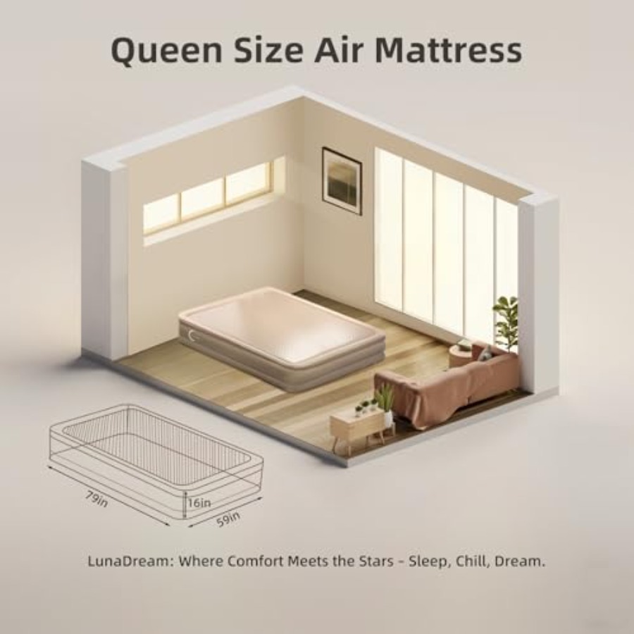 Queen Air Mattress for Home Ca – Tech Queen recenzja i cena