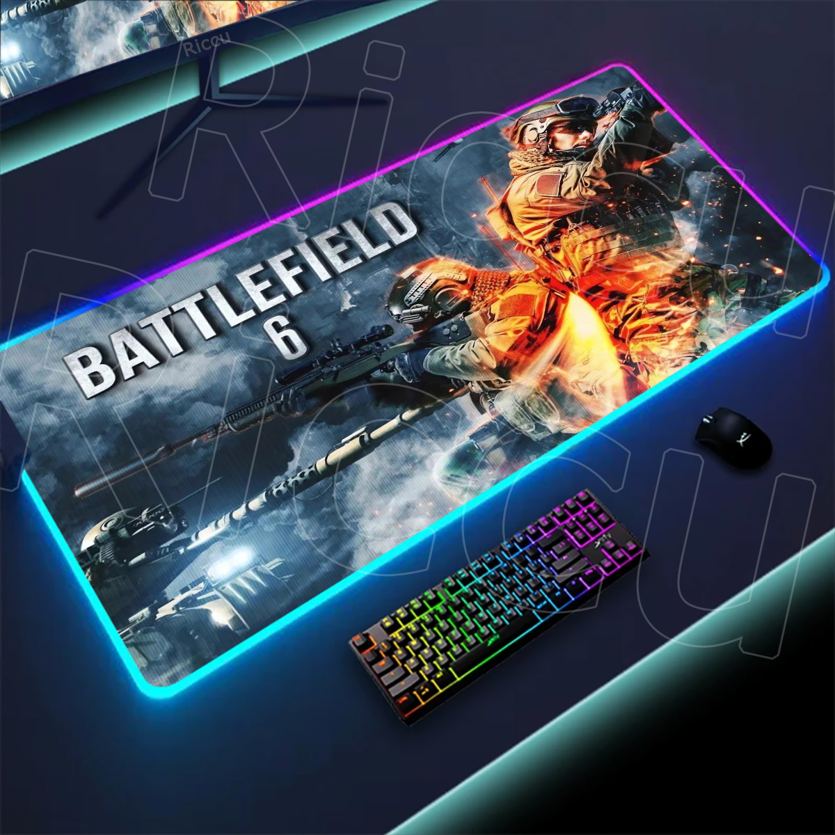 New Gamer Rgb Desk Mat Back Li – Tech Table Accessories recenzja i cena