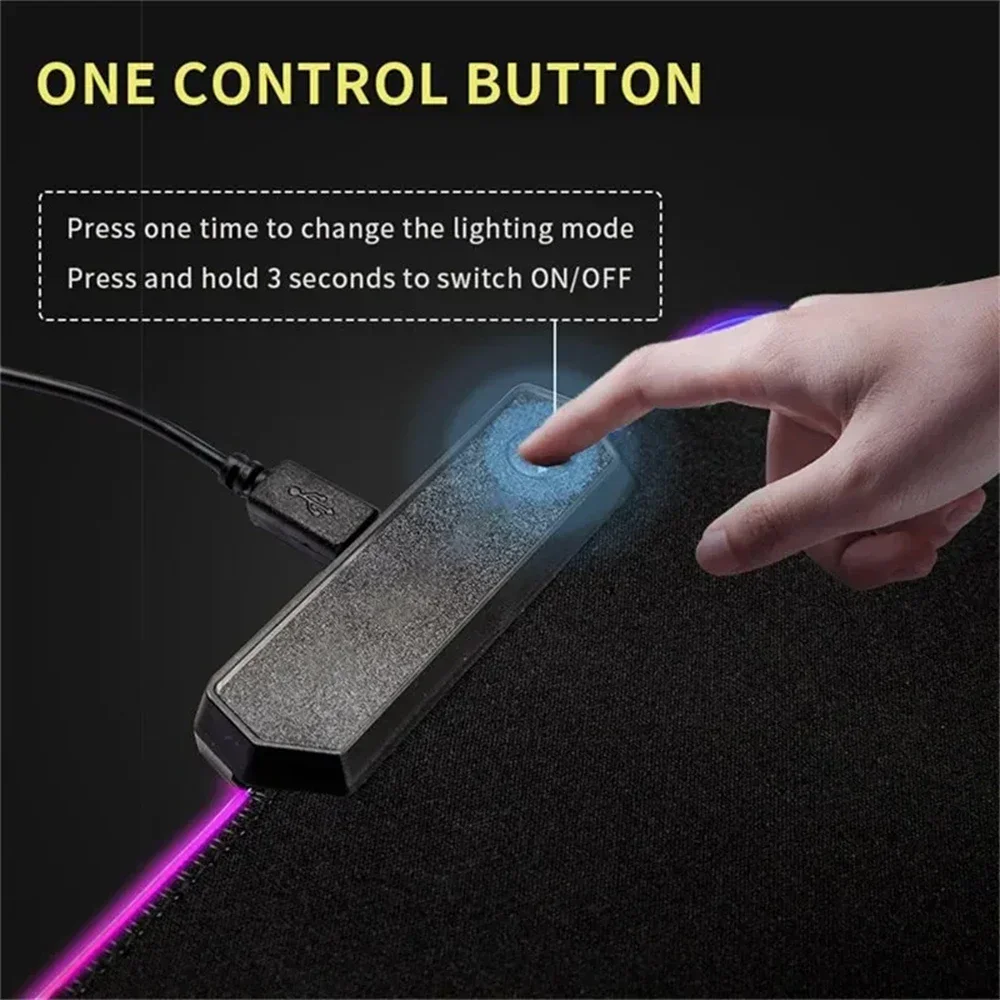 New Gamer Rgb Desk Mat Back Li – Tech Table Accessories recenzja i cena