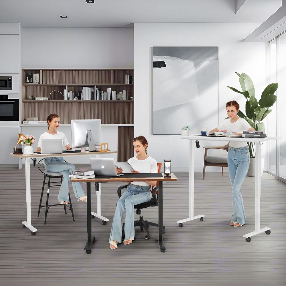 Electric Standing Desk 63 x 24 – Mouse Charging Pad recenzja i cena