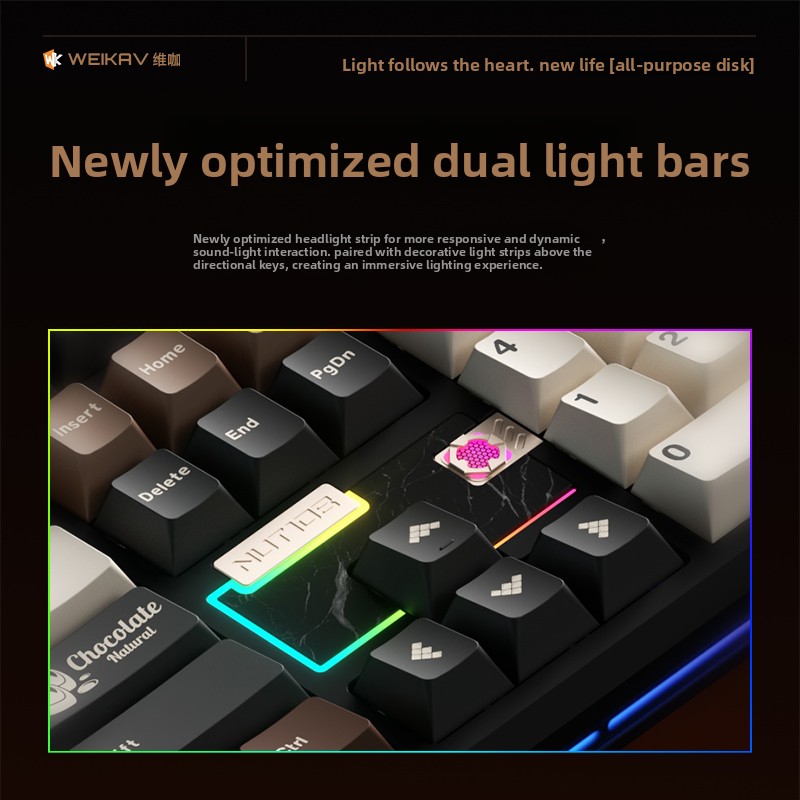 WEIKAV NUT108 Mechanical Keybo – Tech Gaming Accessories recenzja i cena