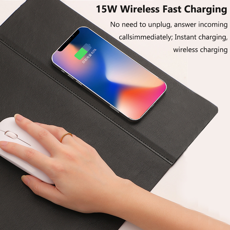 Wireless Charging PU Mouse Pad – Mouse Charging Pad recenzja i cena