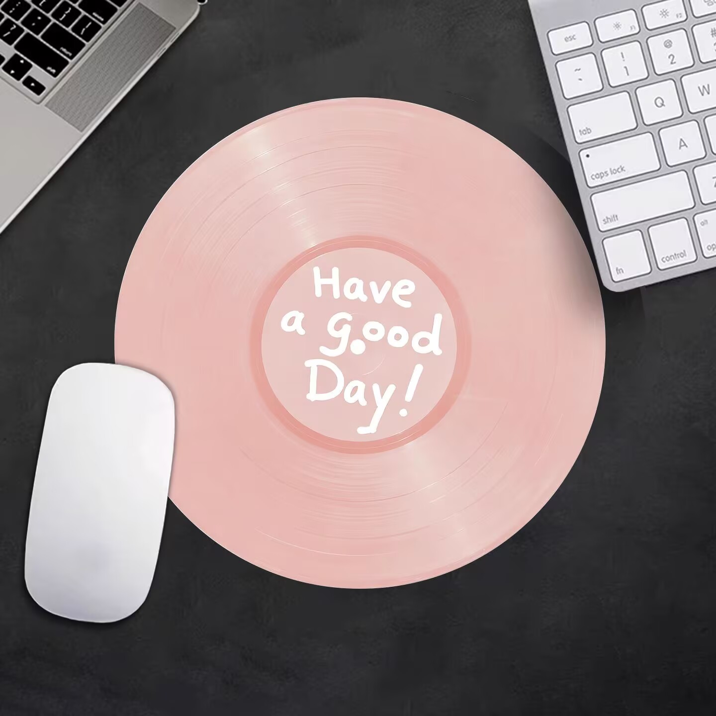 Non-Slip Round Mousepad Vintag – Tech Table Accessories recenzja i cena