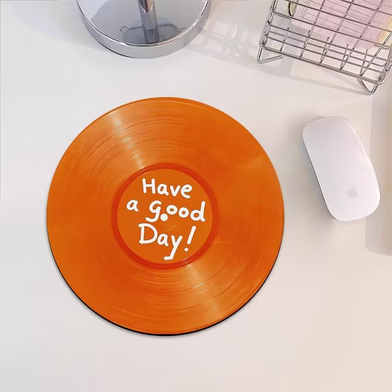 Non-Slip Round Mousepad Vintag – Tech Table Accessories recenzja i cena