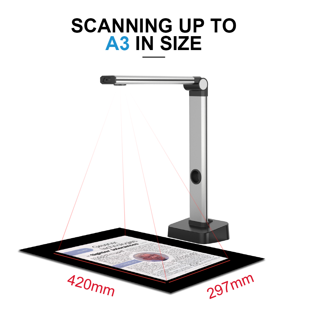 JOYUSING  L14 14MP HD Book & D – Document Scanner Portable recenzja i cena