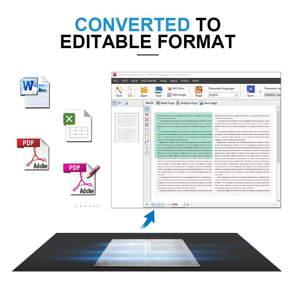 JOYUSING  L14 14MP HD Book & D – Document Scanner Portable recenzja i cena