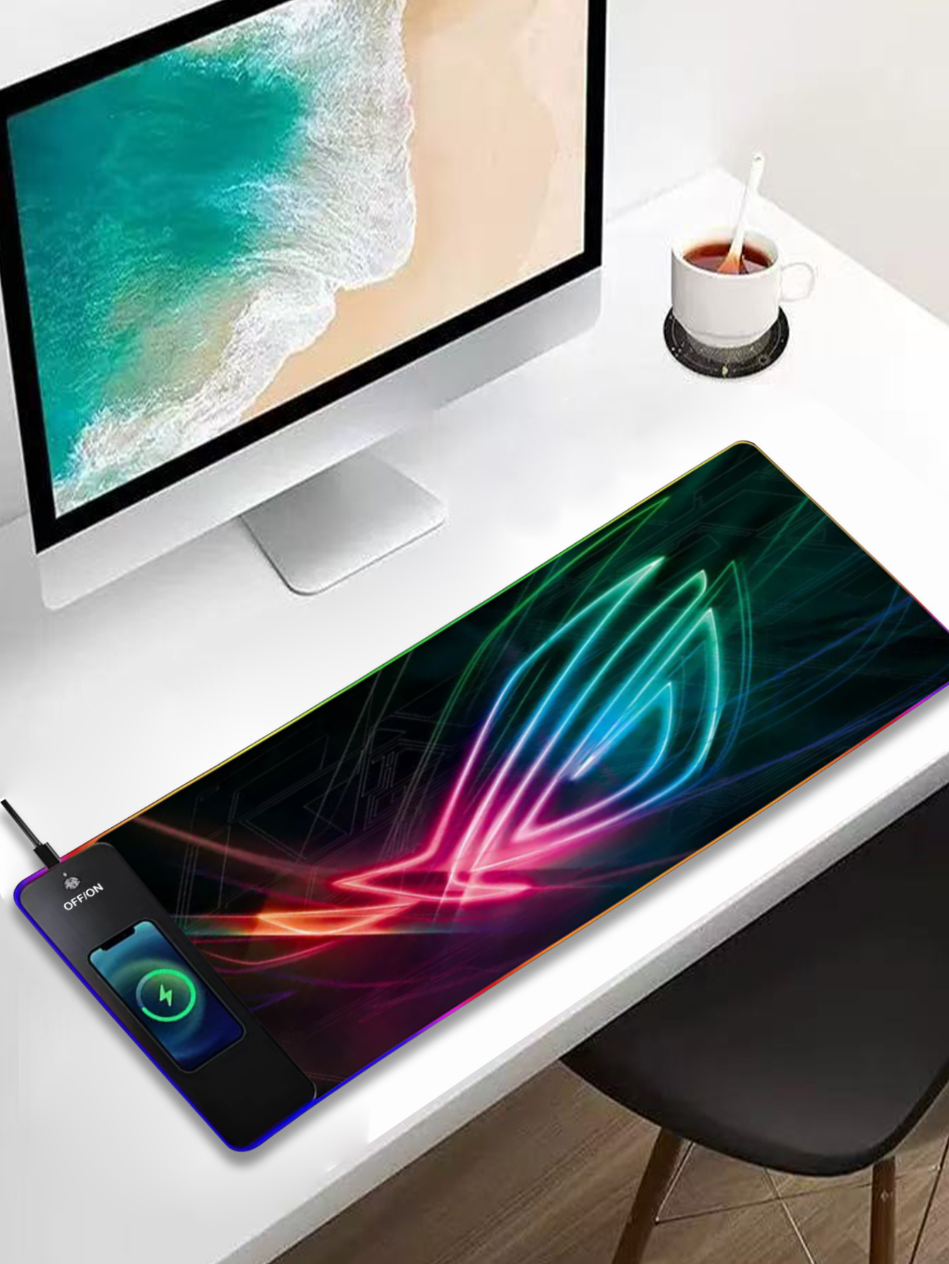 RGB Illuminated Multi - functi – Mouse Charging Pad recenzja i cena
