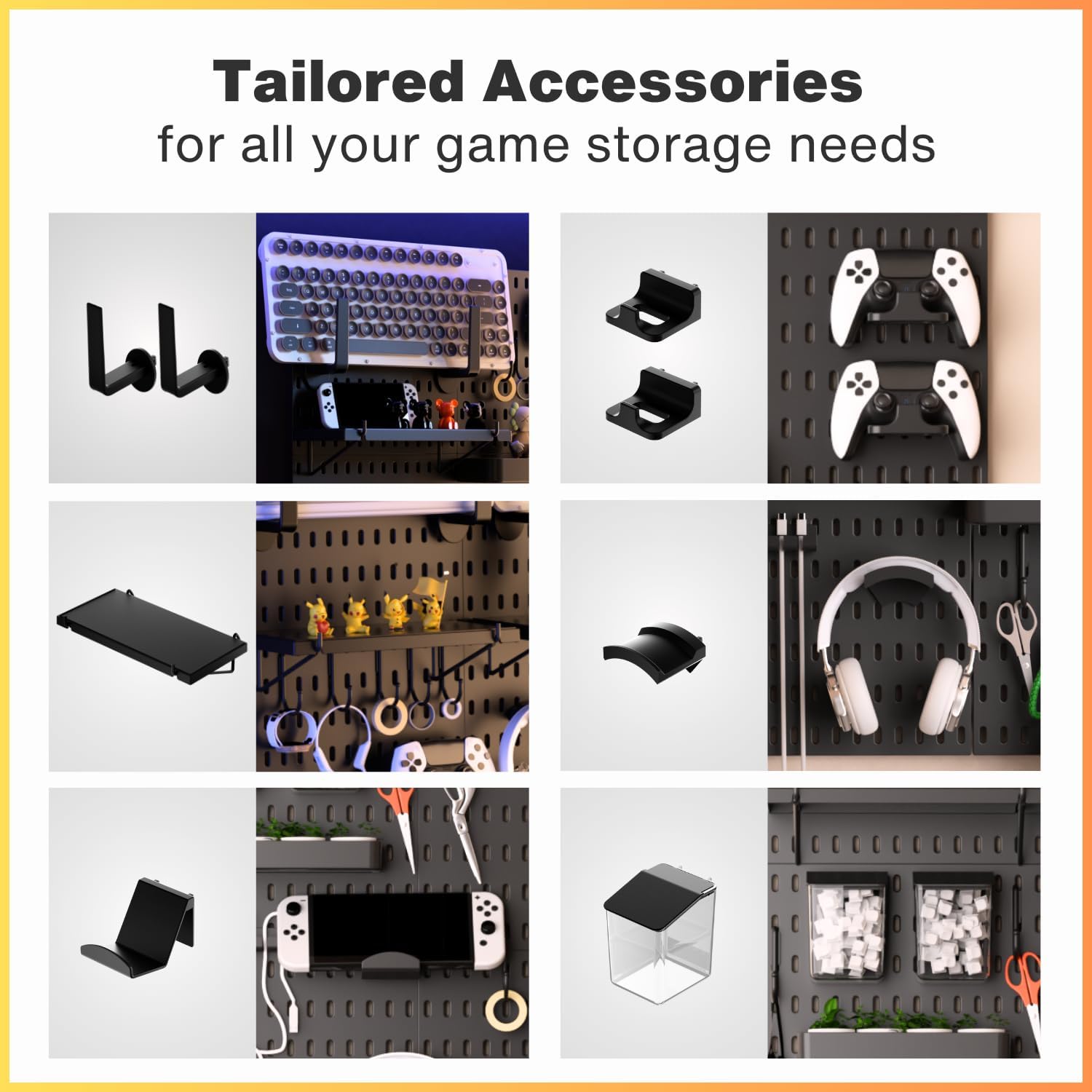 33x22 Inch Black Peg Board Org – Tech Accessories Products recenzja i cena