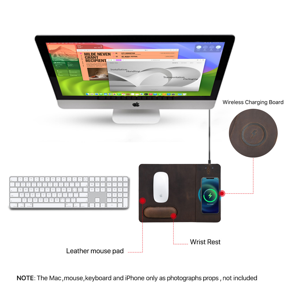 Mouse Pad with 15W Phone Wirel – Mouse Charging Pad recenzja i cena