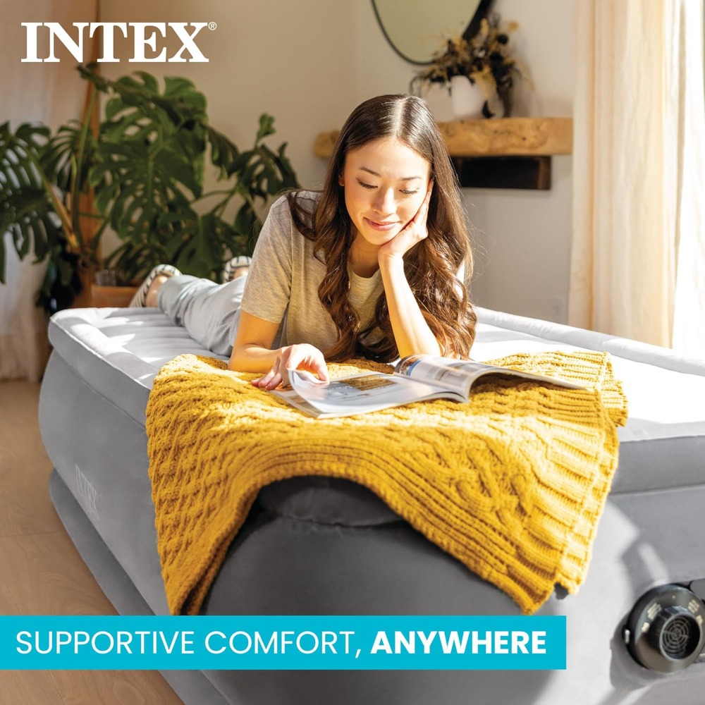 Queen Air Mattress with Built- – Tech Queen recenzja i cena