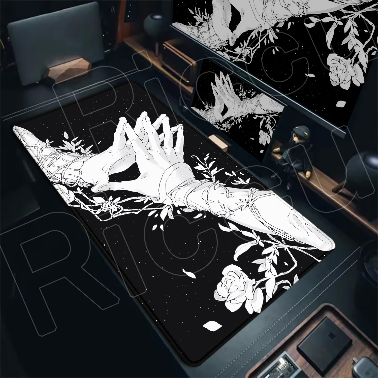 HD Large Black White XXL Gothi – Tech Table Accessories recenzja i cena