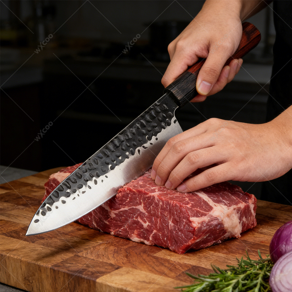 WXCOO Red Wood Handle  7.8 Inc – High Tech Kitchen Accessories recenzja i cena